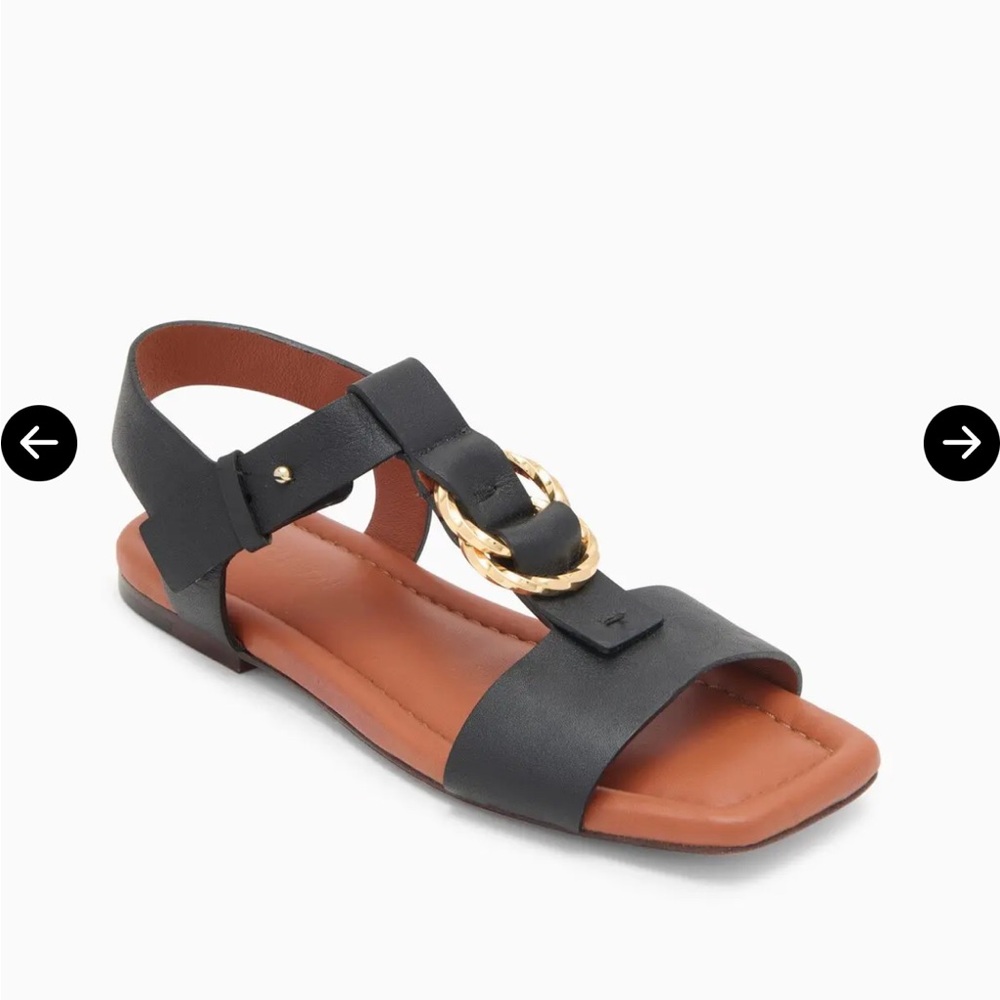 Ulla Johnson Mimi Ring Sandals in Black